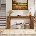 160cm Rustic Farmhouse Console Table - Entryway & Sofa Table with Storage
