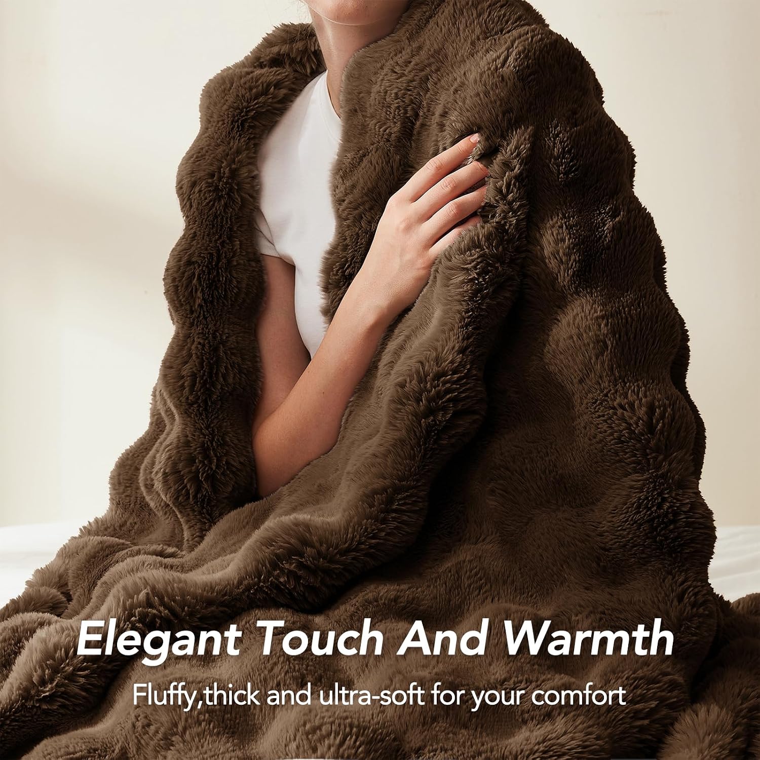 Luxury Faux Fur Throw Blanket
