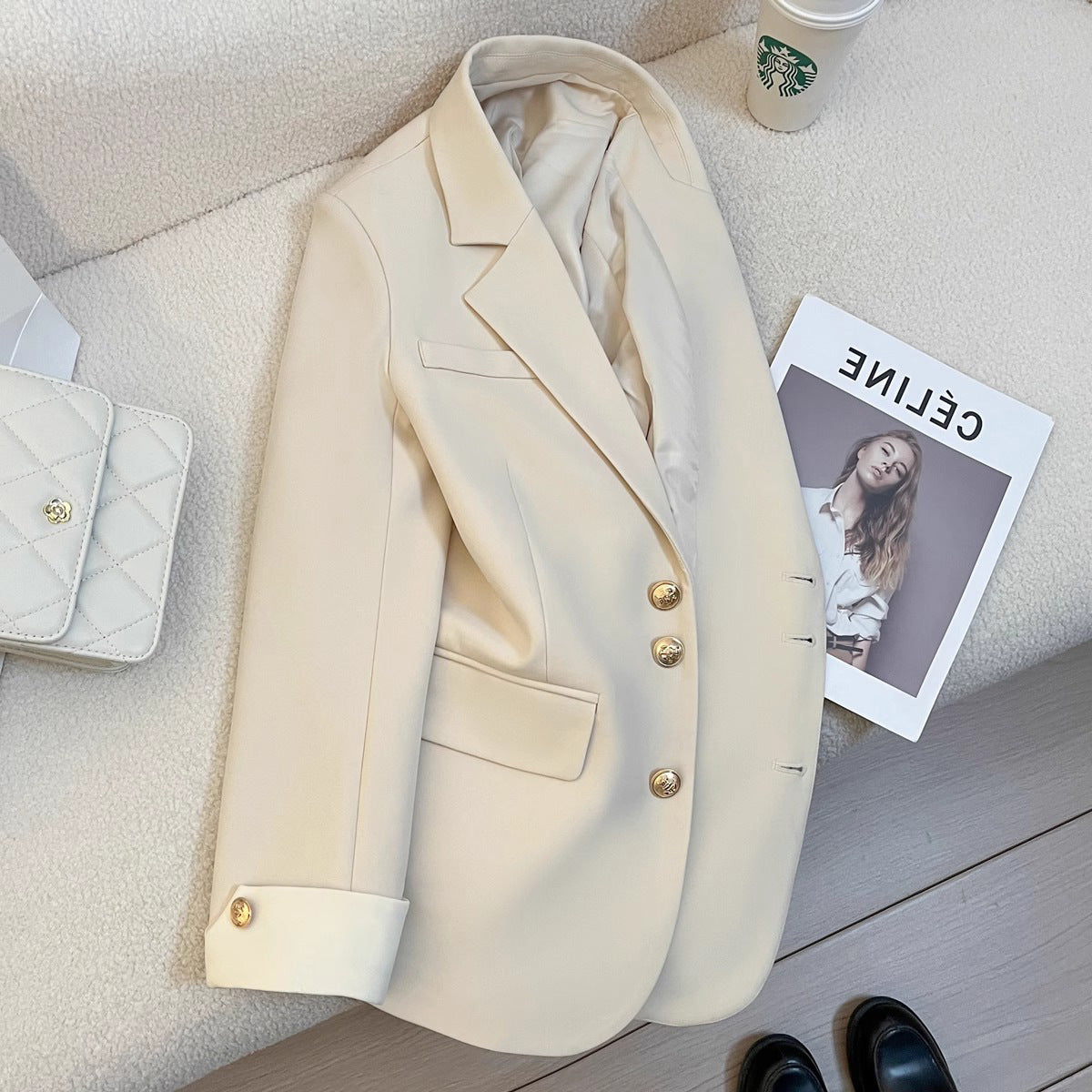 Coat For Women Korean Style Sense Of Design Minority Fashion Temperament Commute