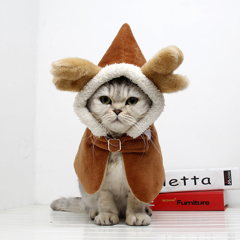 Cat cloak cold-proof shawl cloak