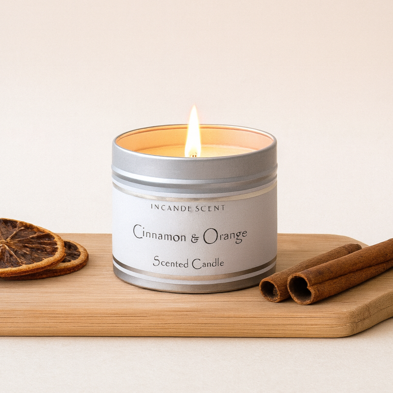 Cinnamon & Orange Candle Tin