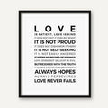 Love is Patient Love is Kind Print