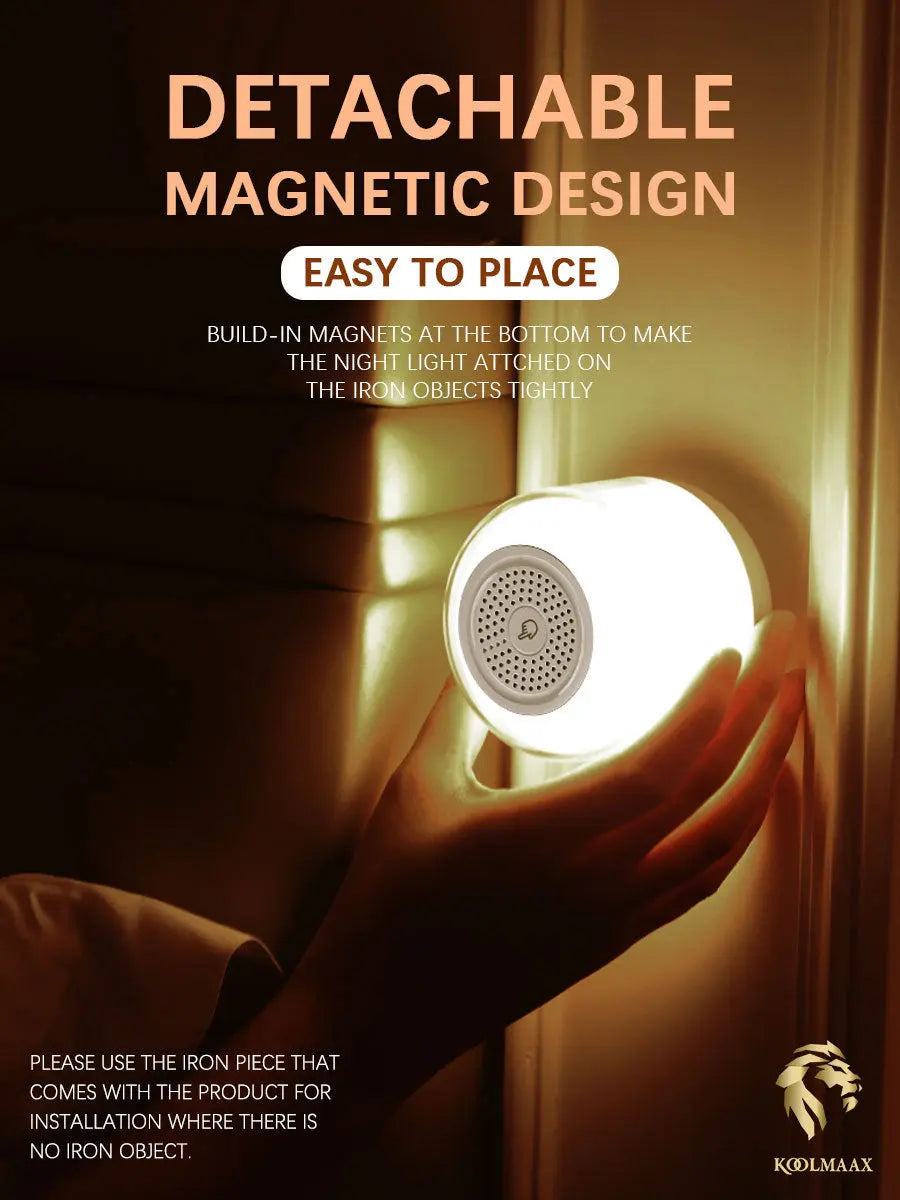 Koolmaax 2023 Night Light Charger 3 In 1 With Bedside Lamp Versatile New Trend