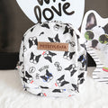 Bullfight print backpack pet backpack