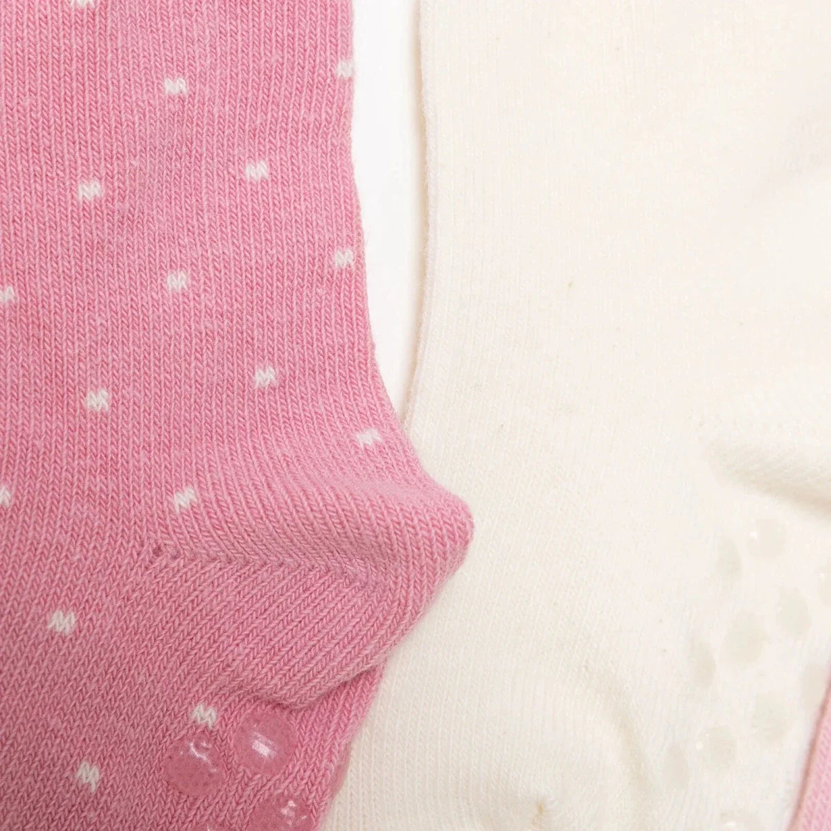 HelloBaby 3 Pack Polka Dot Non-Slip Baby Socks (Newborn to 4-5 Years)