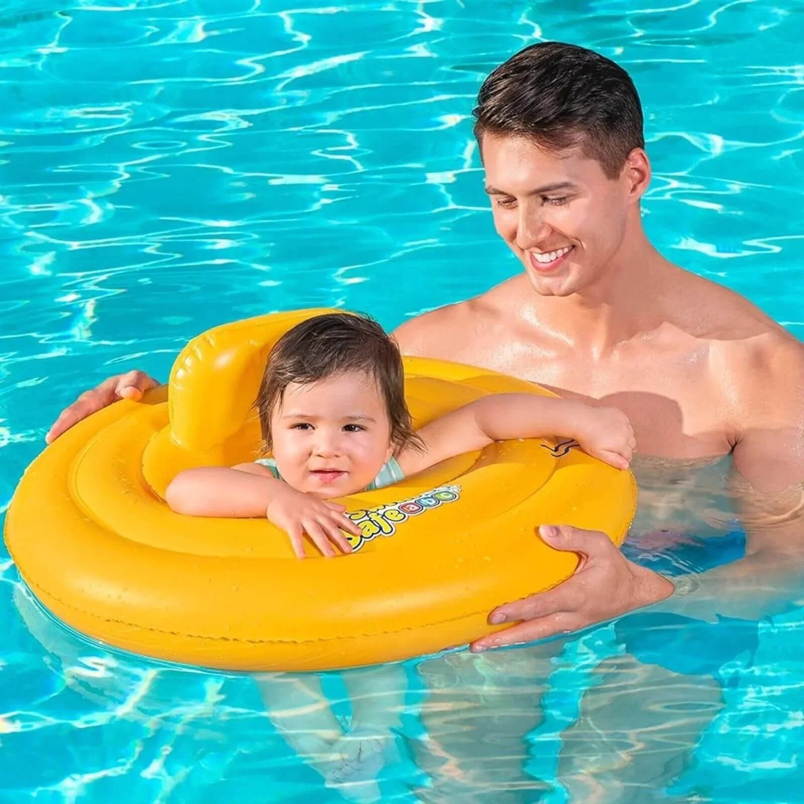 Bestway WonderSplash 3 Ring Baby Float Round 69cm 0-2 years
