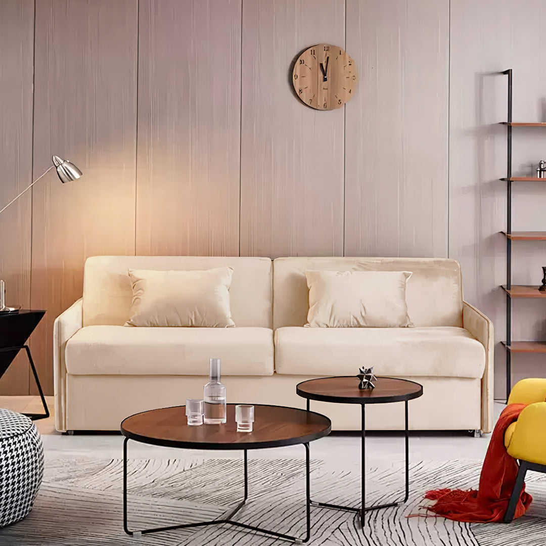 Ramos Two Seater Sofa Bed, Bunk Bed, Flannelette