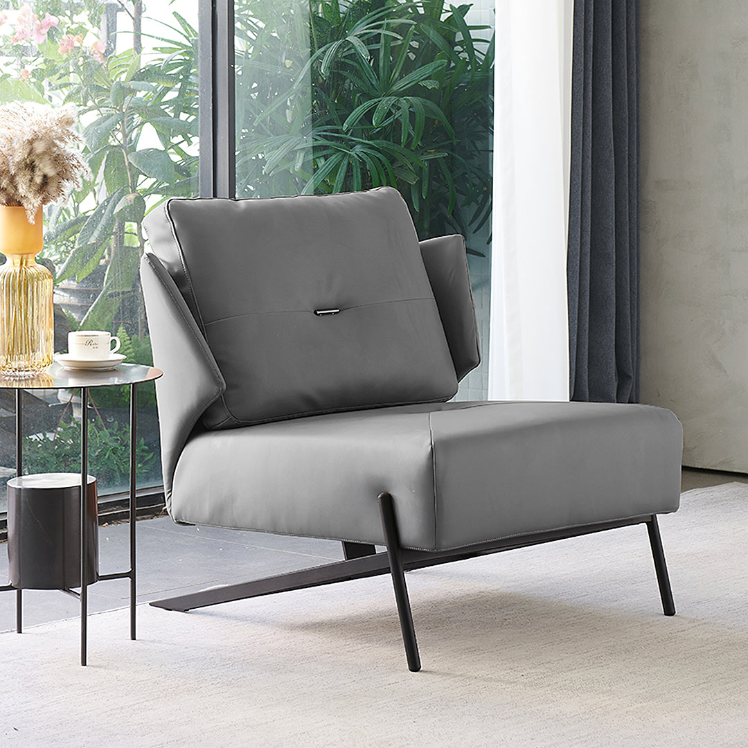 Karpov Tige Accent Leather Chair, Armchair, More Colours