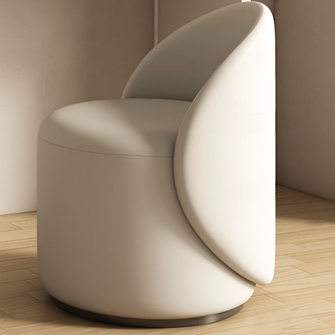 Penelope Dressing Table And Stool, With LED Mirror, Cream