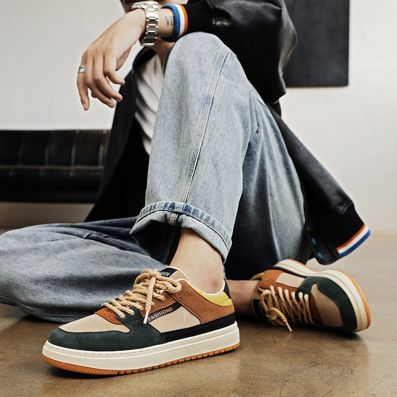 Autumn New Sports Casual Simple Fashion Lace-up Men's Shoes