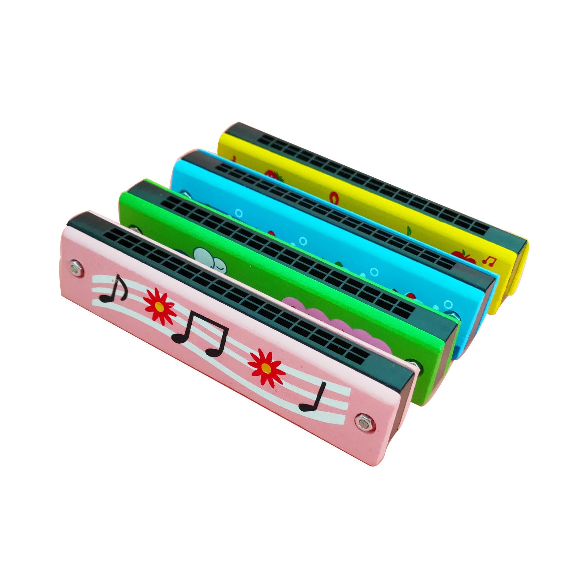 Music 16-hole Wooden Harmonica Children's Musical Instrument Toy