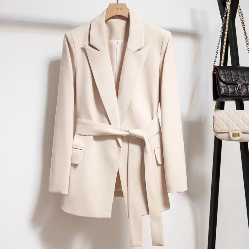 Womens Lace-Up Slimming, Elegant And Stylish Blazer