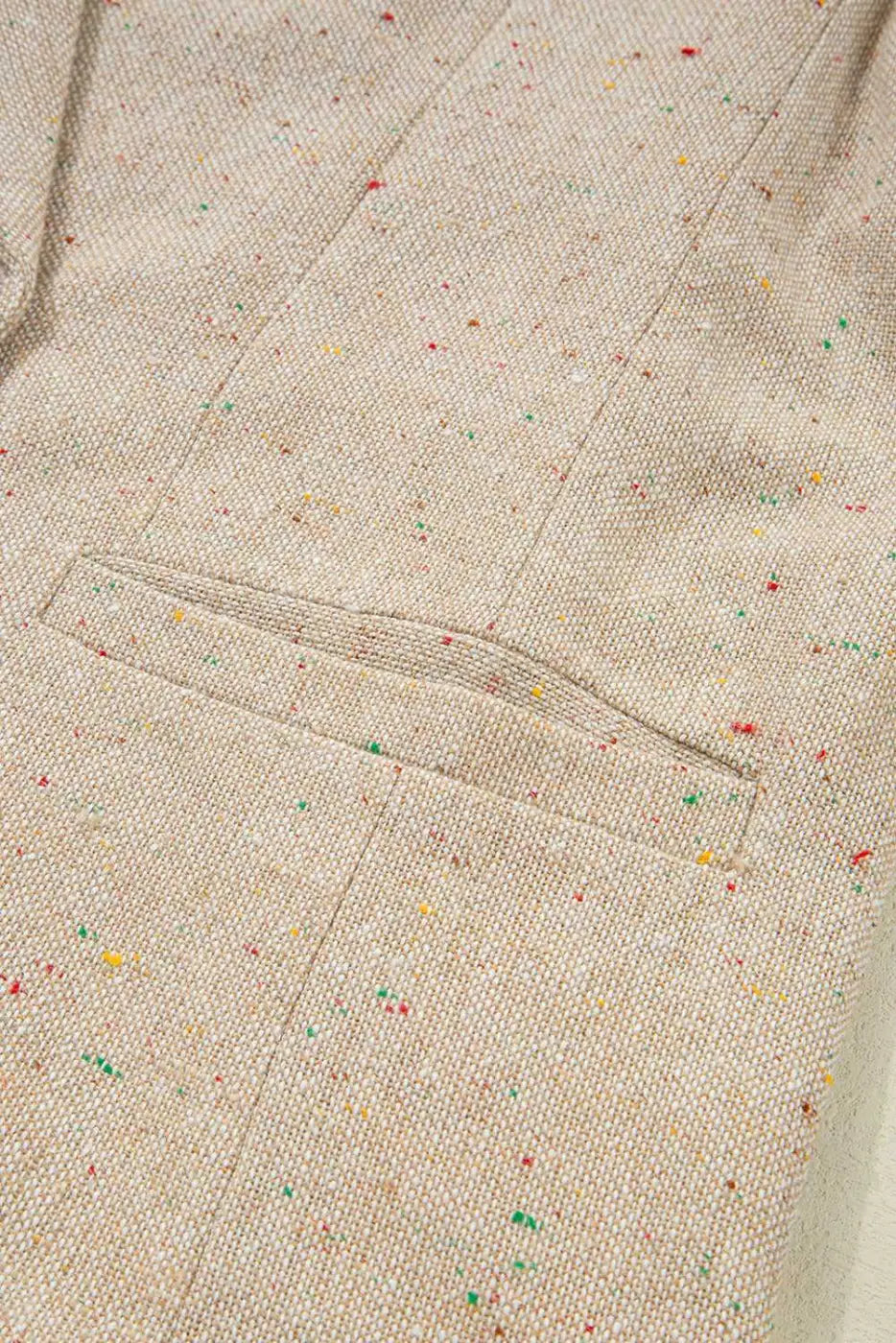 Light Beige Fitted Blazer Women UK