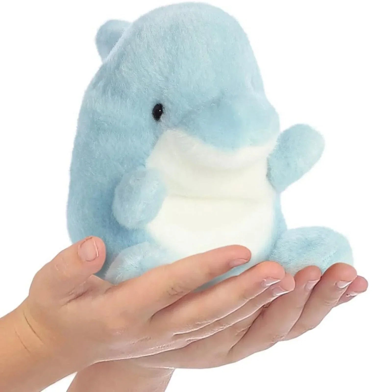 Palm Pals Clicks Dolphin Soft Toy 12cm