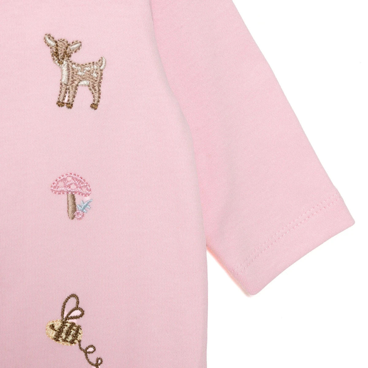 Bebetto Animal Print Long Sleeve Interlock Baby Sleepsuit with Feet (Newborn to 6-9 Months)