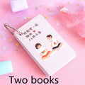 Couple Punch Card Challenge Record Book Card Gift Box