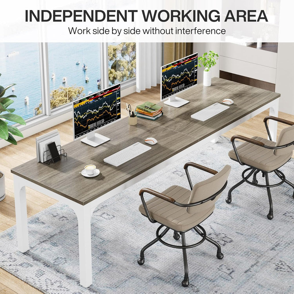 200cm Computer Desk, Rectangle Executive Desk, 6FT Conference Table
