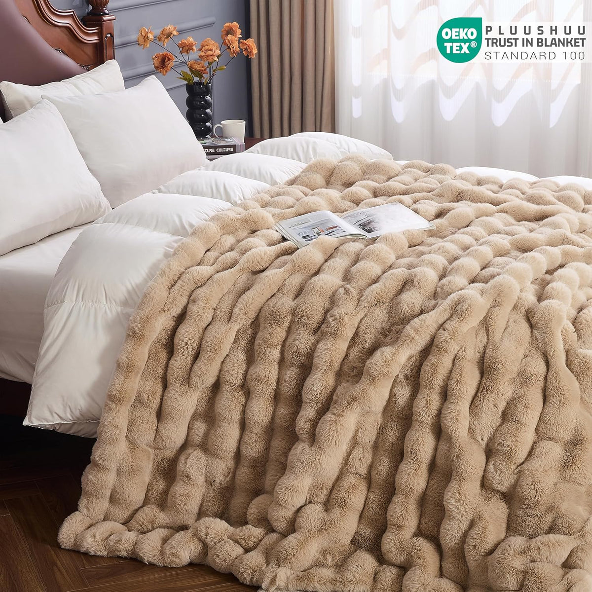 Luxury Faux Fur Throw Blanket