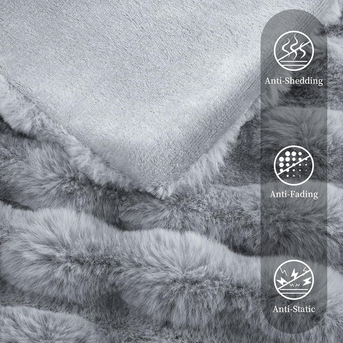 Luxury Faux Fur Throw Blanket