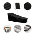 Outdoor Sun Waterproof Recliner Cover Garden Furniture Dustproof Cover