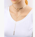 Star Goddess Duo Layering Choker Necklace