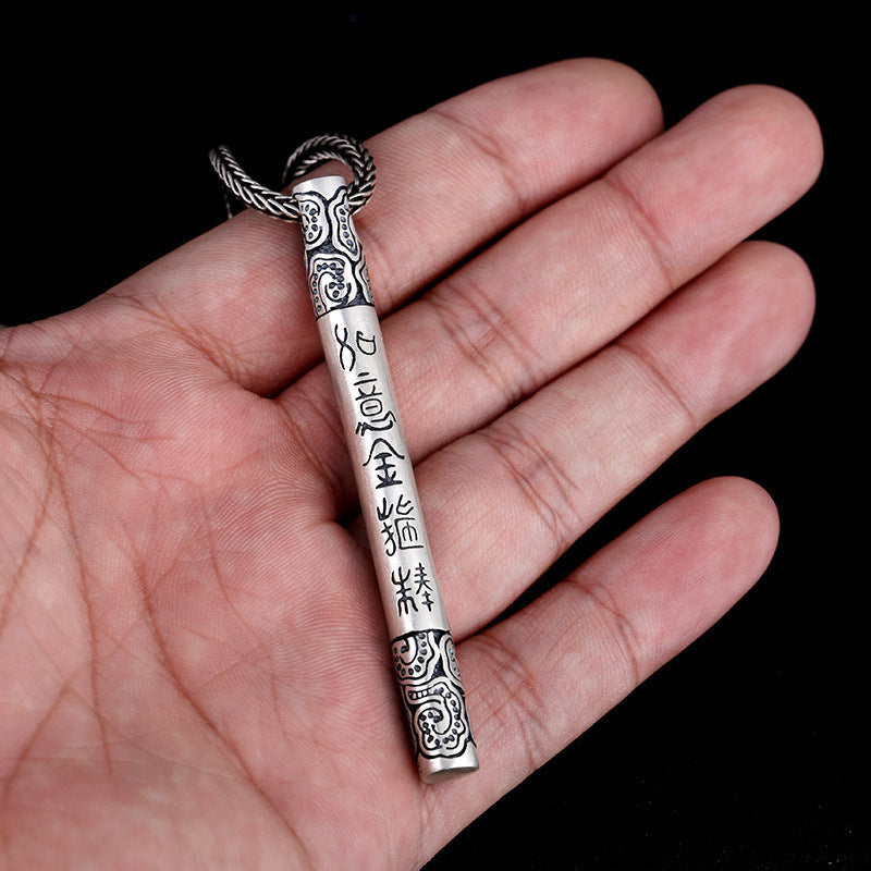Sterling Silver Men's Pendant Necklace Trendy And Unique
