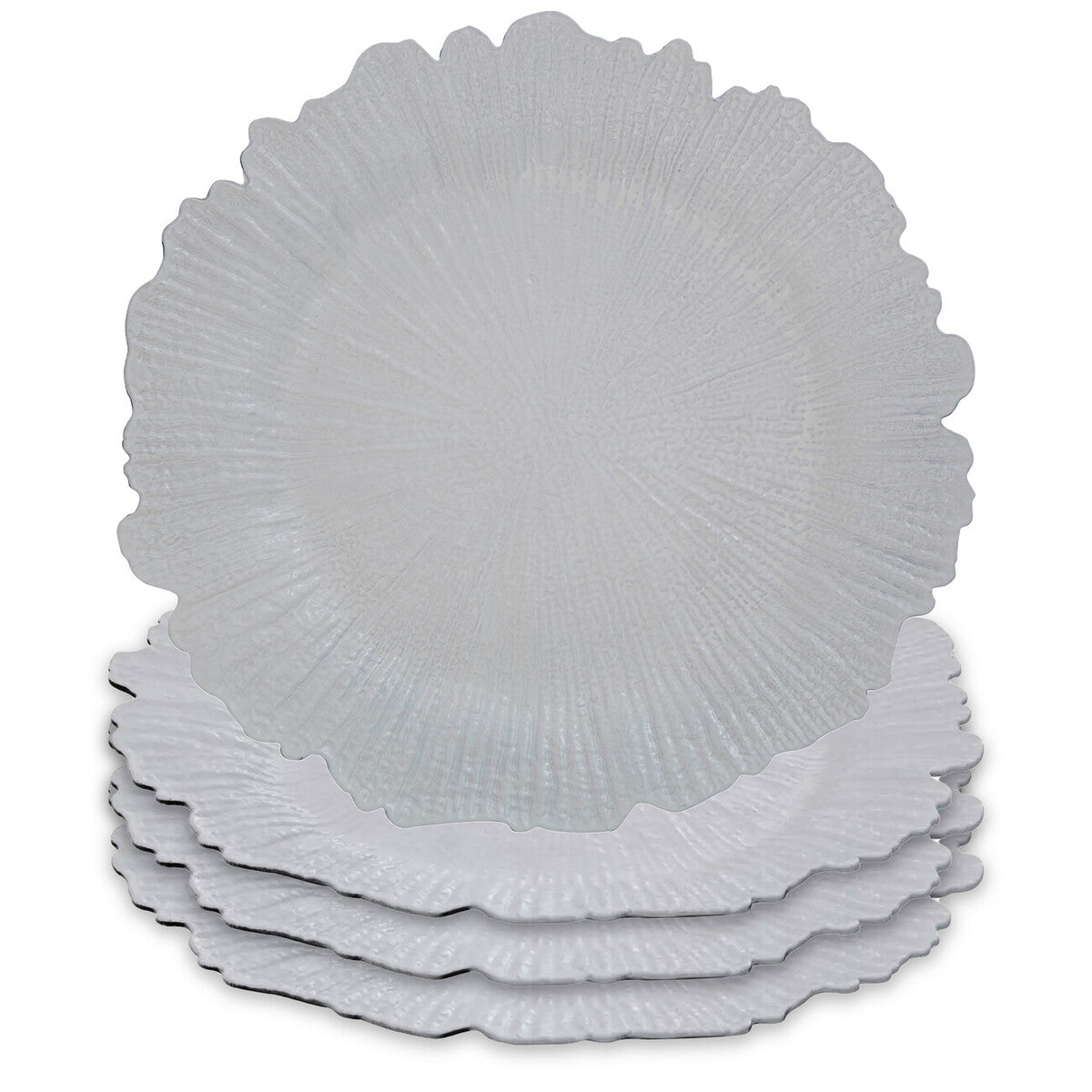 White Reef Charger Plate 33cm | Dia