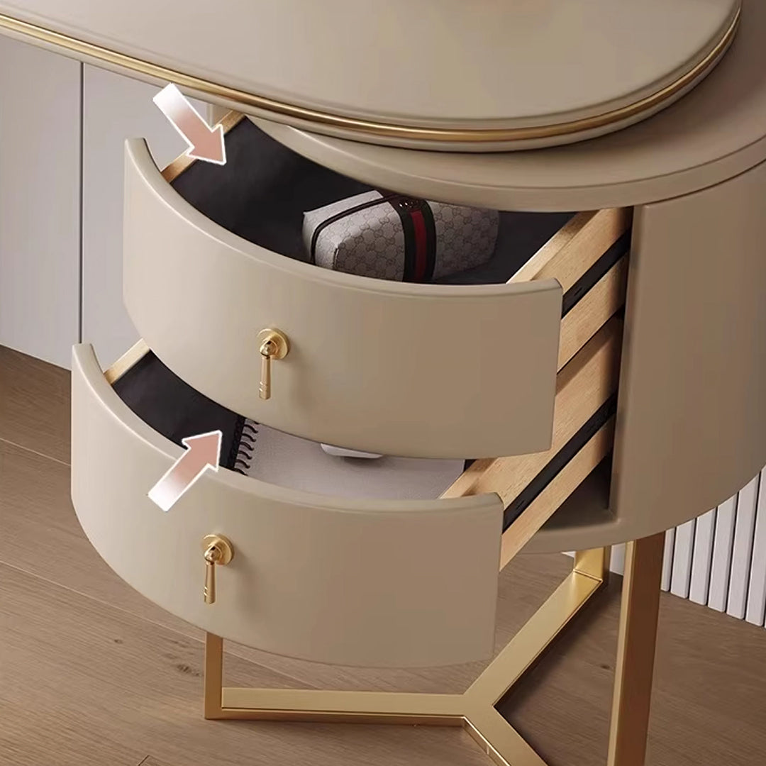 Noorali Dressing Table with Mirror, More Colors Available
