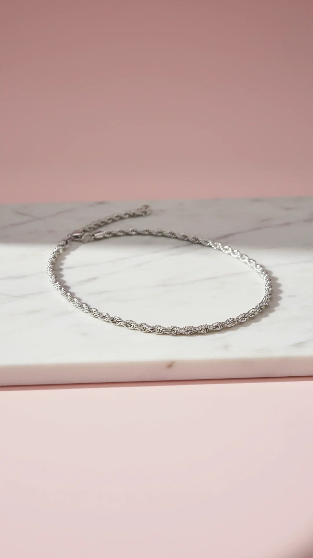 Twisted Rope Chain Necklace