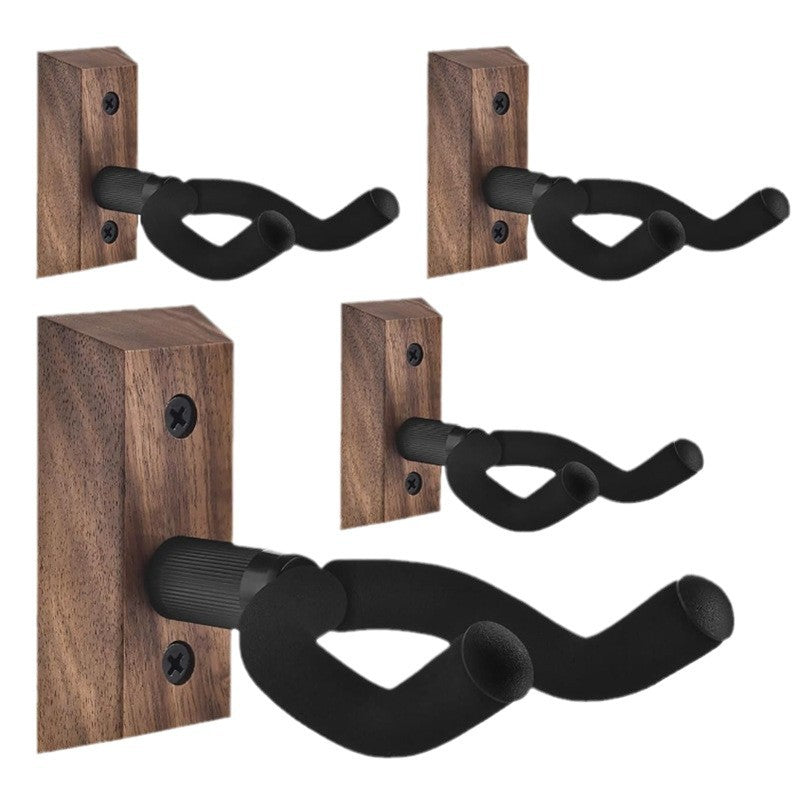 Black Walnut Wooden Guitar Hook Universal Wall Hook