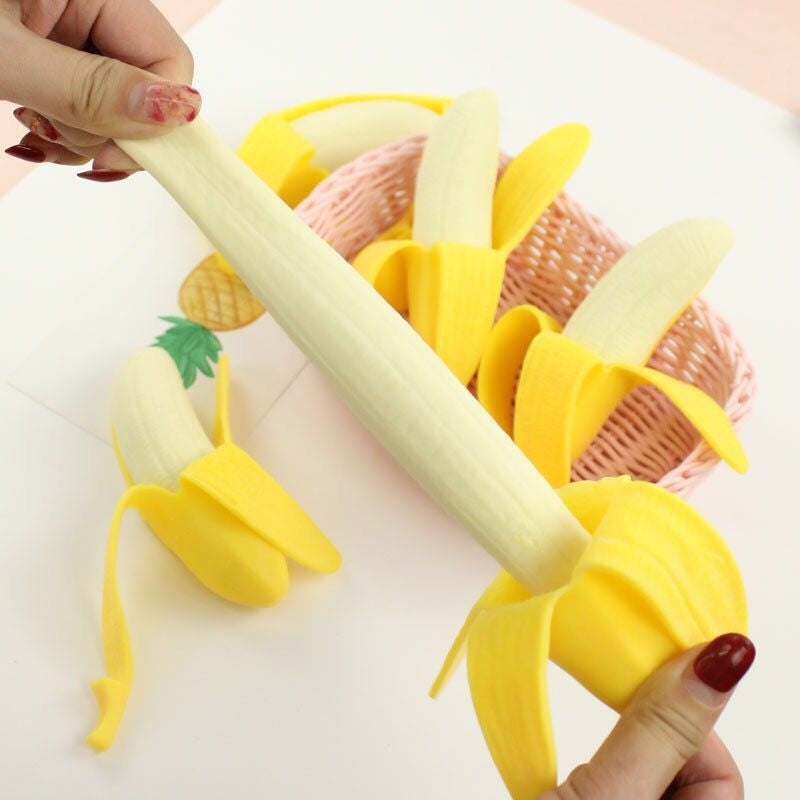 Creative Pet TPR Banana Pet Interactive Toy Supplies