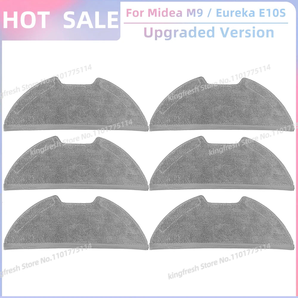 Fit For ( Midea M9, Eureka E10S, Eureka E20 Plus, Midea VCR S10 Plus, PObode A8 ) Parts Main Roller Side Brush Filter Mop Cloth