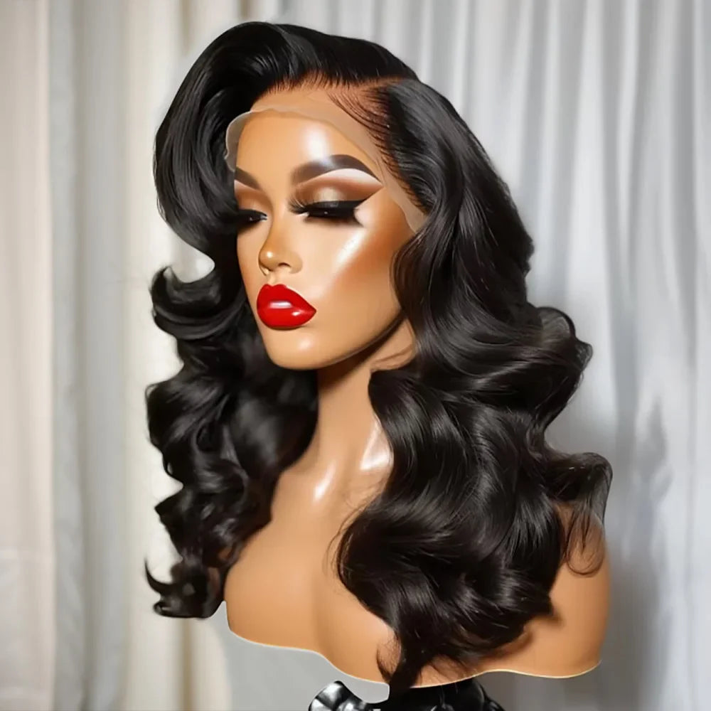 14 16 Inch BoB Wig Human Hair Body Wave 13x6 HD Lace Frontal Wigs Water Wave