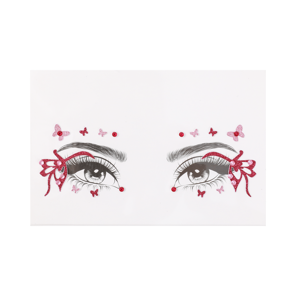 Mystical Butterfly Face Stickers