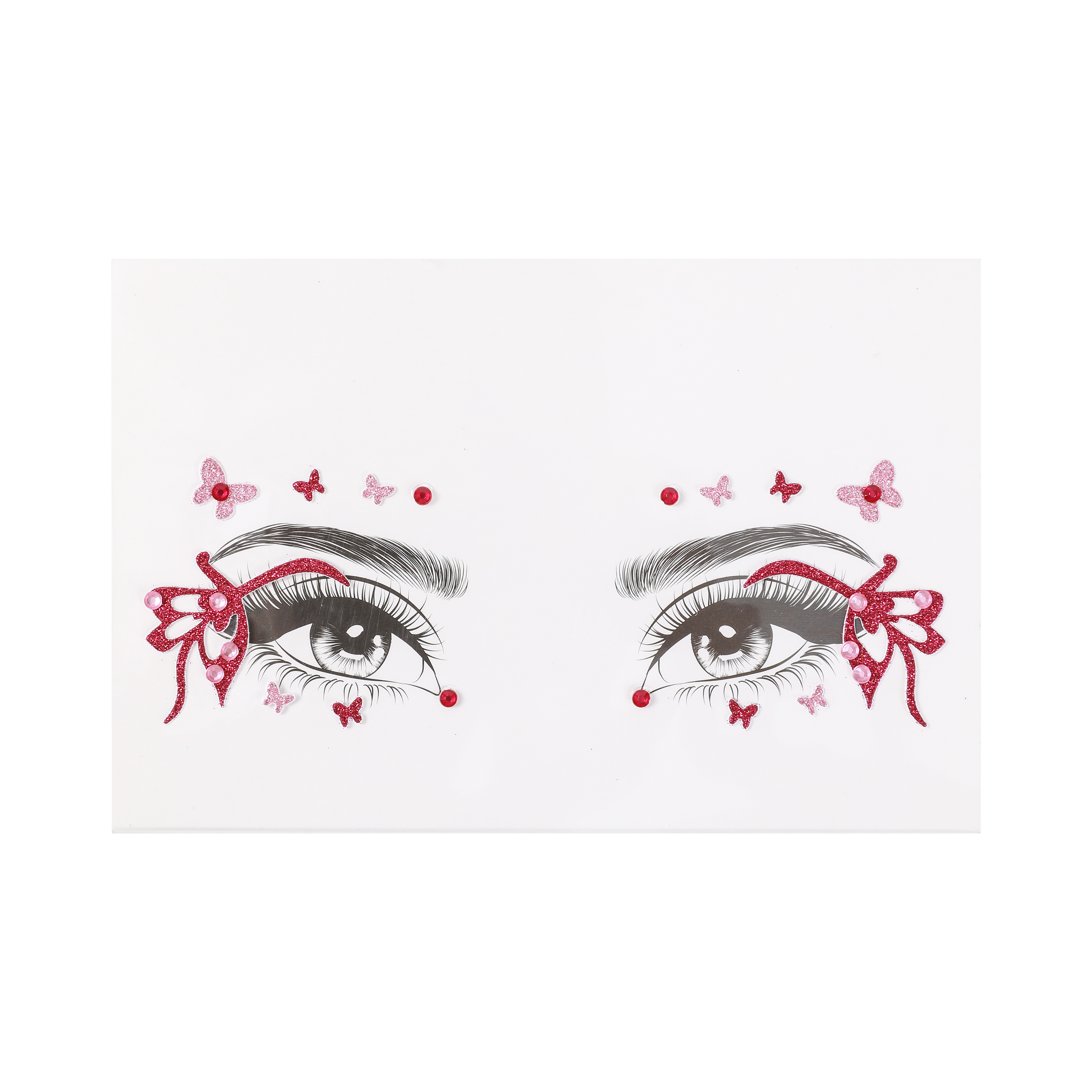 Mystical Butterfly Face Stickers