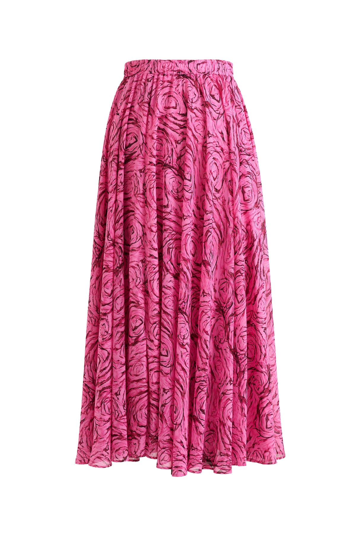 Agatha Rosechild Full Circle Midi Skirt - Pink