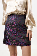 Aubin Magic Forest Jacquard Mini Skirt - Pink