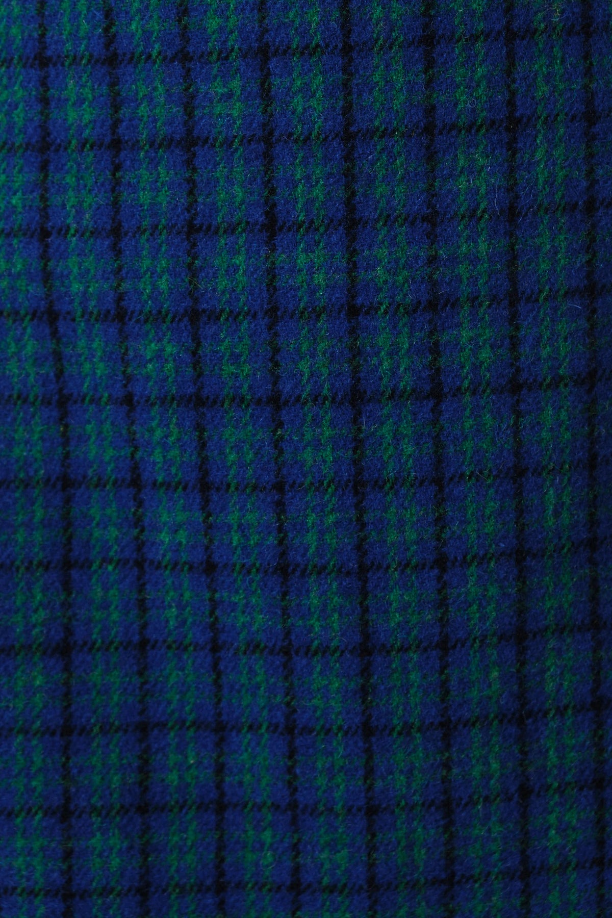 Aubin Wyoming Check A-Line Mini Skirt - Blue