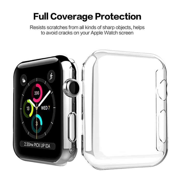 For Apple Watch Series 3 38mm Transparent PC Protective Case