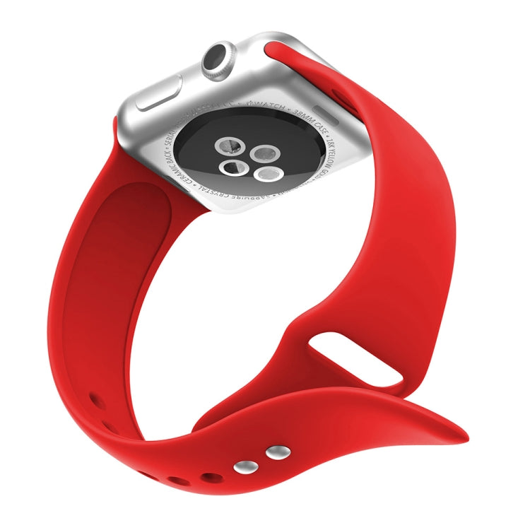 Double Rivets Silicone Watch Band for Apple Watch Series 3 & 2 & 1 42mm