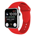 Double Rivets Silicone Watch Band for Apple Watch Series 3 & 2 & 1 42mm