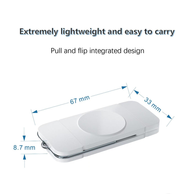 U8 USB / Type-C Magnetic Wireless Charger Fast Charger for Apple Watch Series (White)