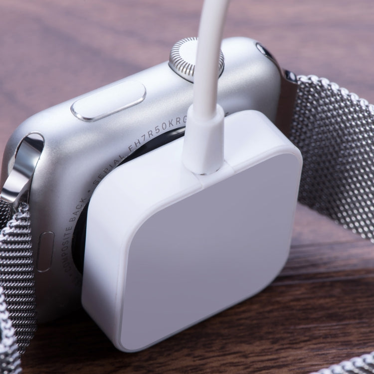 1m Square Magnetic Fast Charger USB Charging Cable for Watch Apple Series Ultra/8/7/6/SE/SE2/5/4/3/2