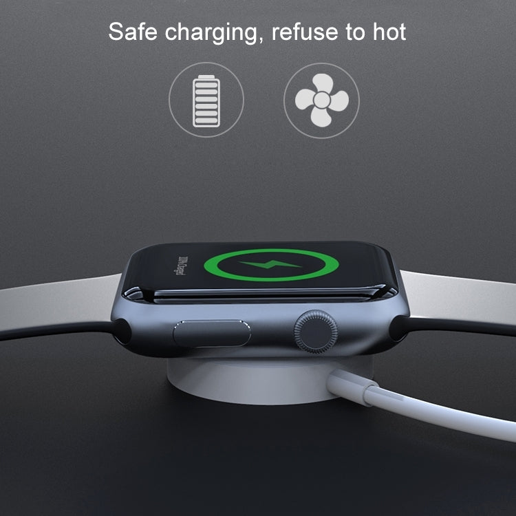 1m Magnetic Wireless Charger for Apple Watch Series Ultra & 8 & 7 & 6 & 5 & 4 & 3 & 2(White)