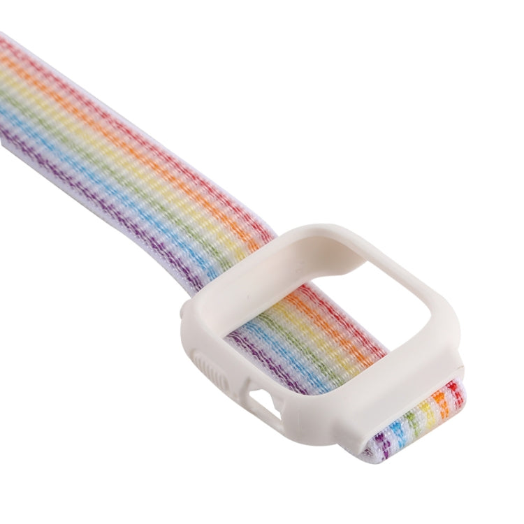 For Apple Watch Ultra 49mm&Watch Ultra 2 49mm / Series 10 46mm / 9&8&7 45mm / SE 3&SE 2&6&SE&5&4 44mm / 3&2&1 42mm Nylon Watch Band with Hook and Loop Fastener, For Apple Watch Series 7 45mm / 6 & SE & 5 & 4 44mm / 3 & 2 & 1 42mm                       ...