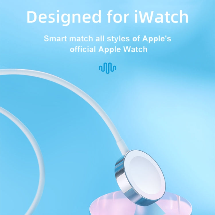 JOYROOM S-IW001 Ben Series 1.2m 2.5W Portable Magnetic Charge Cable for Apple Watch (White)