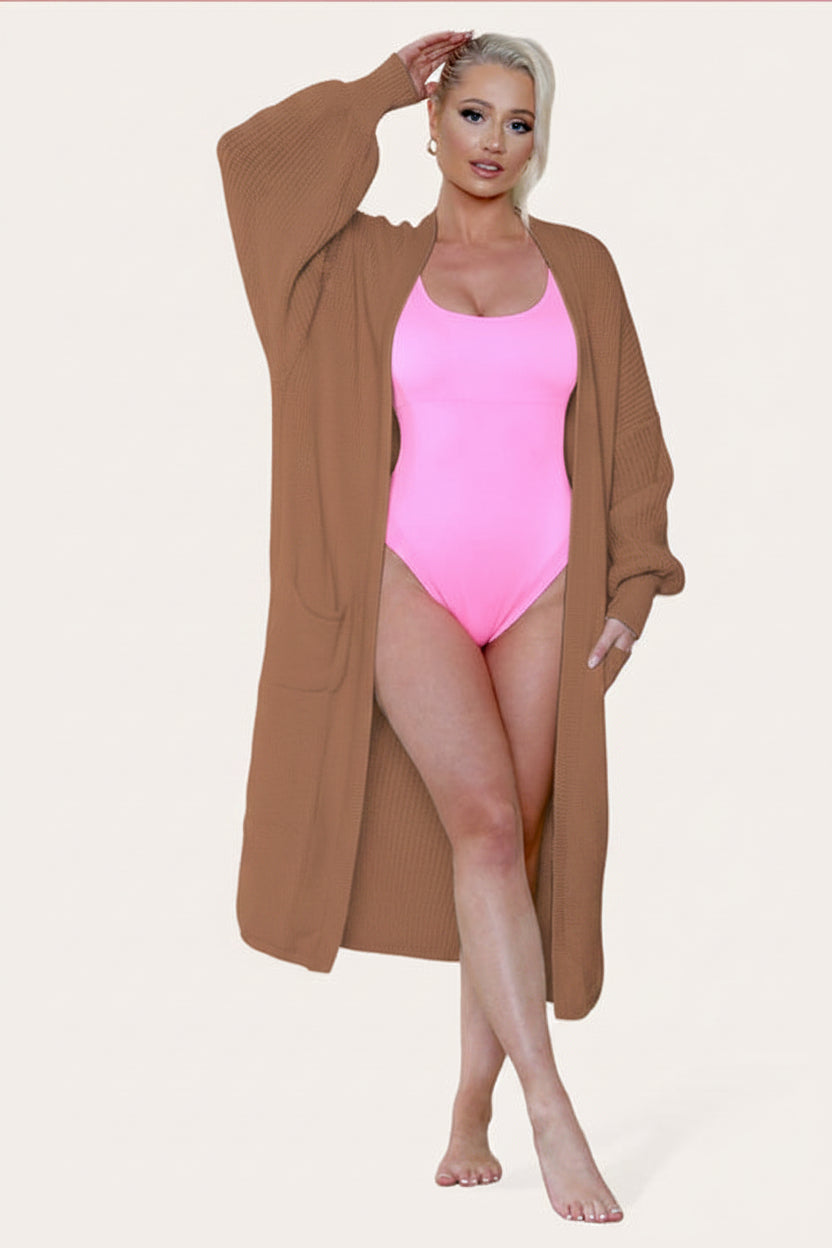 Ladies Balloon Sleeve Cardigan