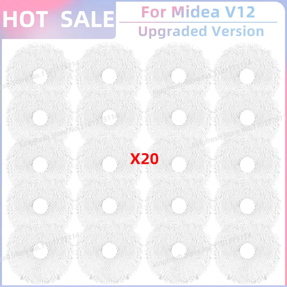 Fit for 미디어 Midea V12 / Eureka J12 Ultra Replacement Parts Accessories Main Roller Side Brush Hepa Filter Mop Cloth Dust Bag
