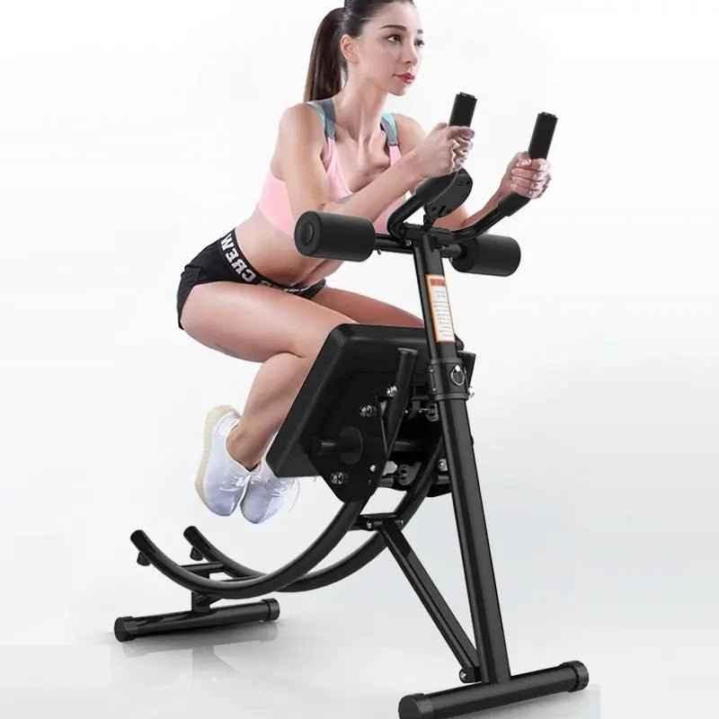 Abdominal Muscle Trainer Foldable Thin Waist Machine AB Rocket Roller Slider Belly Indoor Fitness