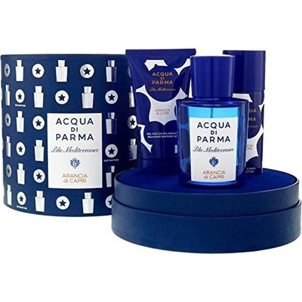 Acqua di Parma Blu Mediterraneo Arancia di Capri Gift Set 75ml EDT + 40ml Shower Gel + 50ml Body Lotion